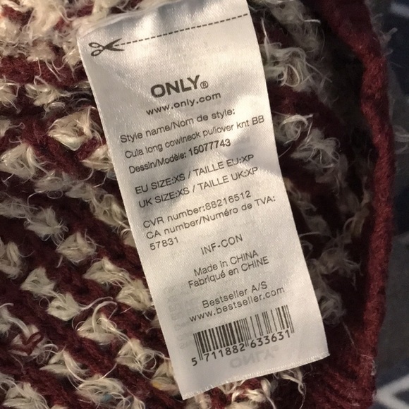 Cula Long Cowlneck Pullover Knit Sweater - Picture 7 of 8